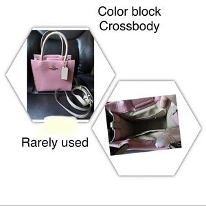 Coach mini Callie crossbody in color block
